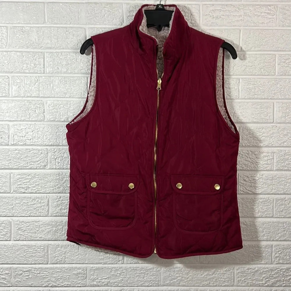 Winter Maroon Vest Size Small - Picture 9 of 9